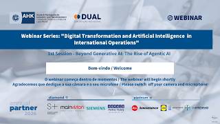 Webinar Series Digital Transformation and AI in International Operations - 1st Session