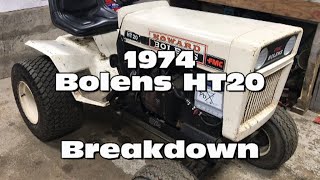 1974 Bolens Ht20 - Breakdown