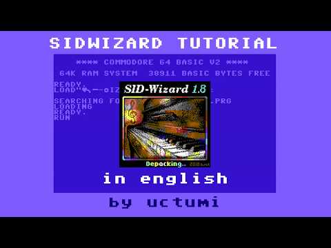 Commodore 64 SID composing with Sidwizard (english audio)