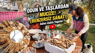 Denizden Gelen Mucize Mavi İzler Atölyesinde Sanatın En Doğal Hali