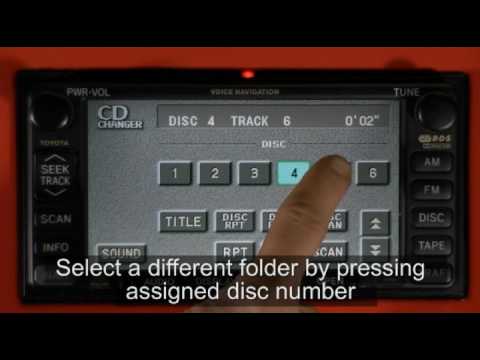 GROM USB Android iPhone AUX Bluetooth Adapter for Toyota Lexus Navigation stereo - demo