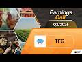 TFG: Earnings Call (OPPDAY) Q2/2026 บมจ. ไทยฟู้ดส์ กรุ๊ป