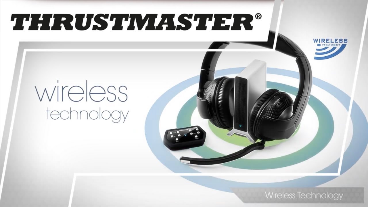 Thrustmaster Y-400, auriculares inalámbricos gaming para PC, Mac
