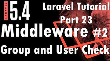 Laravel 5.4 Tutorial | Middleware #2 MiddlewareGroup and User Auth  | Part 23 | Bitfumes
