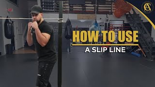 Boxing | How to use a Slip line