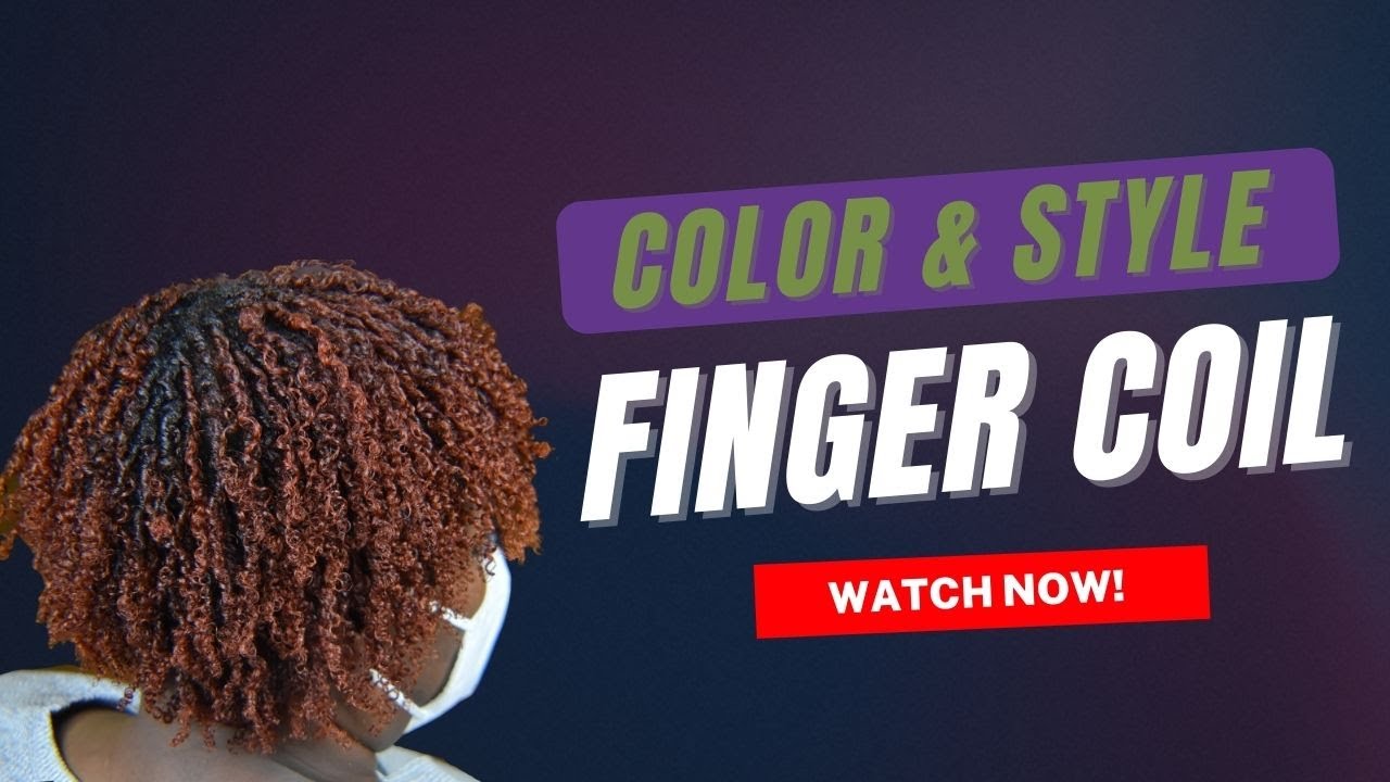 Finger Coils Tutorial | Natural Hairstyle 