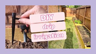 DIY Drip Irrigation System For Home Garden 💦 Easy Raised Bed Watering!