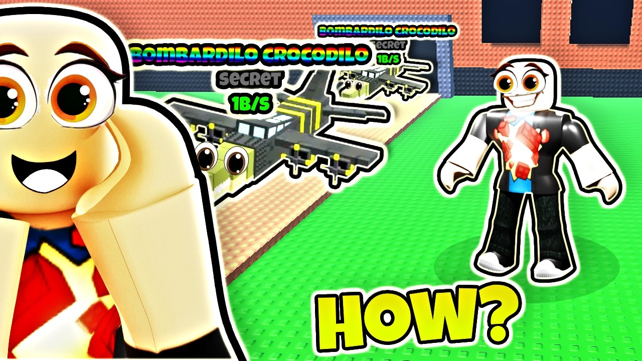 I Got SECRET Bombardilo Crocodilo Brainrot in Steal a Brainrot Roblox