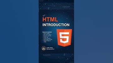 HTML Introduction #shorts #coding