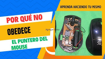 COMO REPARAR MOUSE INALAMBRICO QUE NO OBEDECE EL PUNTERO.