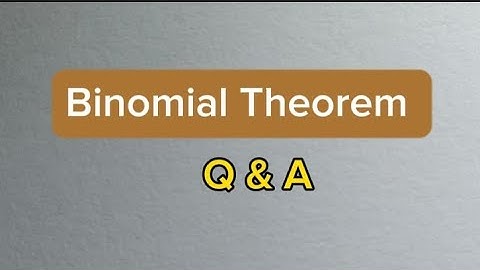 Binomial Theorem, pascal