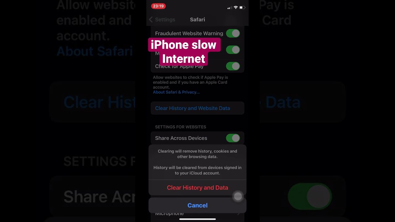 IPhone Slow Internet 