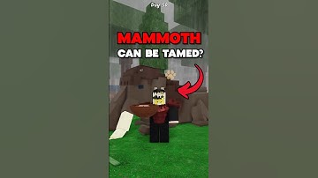 Can you actually tame the Mammoth? #99nightintheforest #roblox