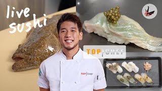 How a Top Chef Finalist makes Fancy Sushi (⚠ GRAPHIC)