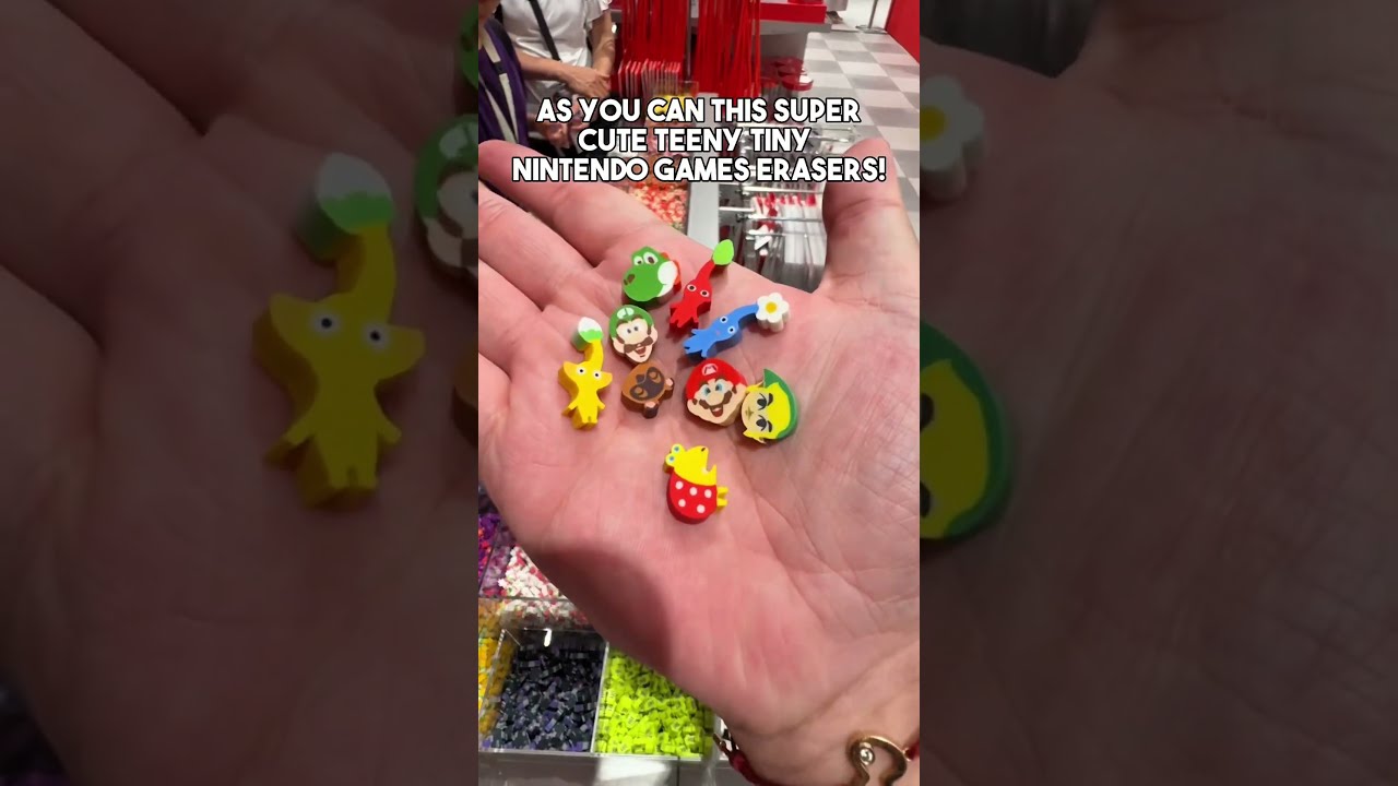 Check Out Nintendostore Japan Mini Minierasers Eraser Buffet Allyoucanfit Tokyo Nintendo