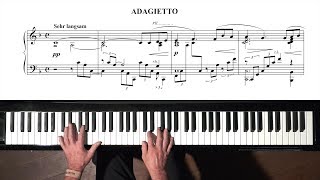 Mahler "Adagietto" Symphony No.5 - PIANO + FREE sheet music chords