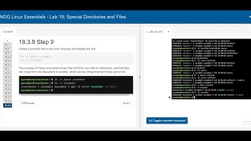 Intro to Linux | Cisco Lab18 | Special Directories and Files