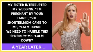 My Sister's Shocking Interruption at My Wedding: 'I'm Carrying Your Fiance's Baby!' What Happened?