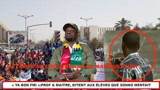 20 MINUTES CHRONO: YA BON FMI :PROF & MAITRE, DITENT AUX ÉLÈVES QUE SONKO MENTAIT