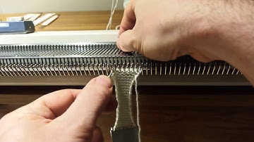 Knitting Machines for Beginners: Part 7 - Casting Off