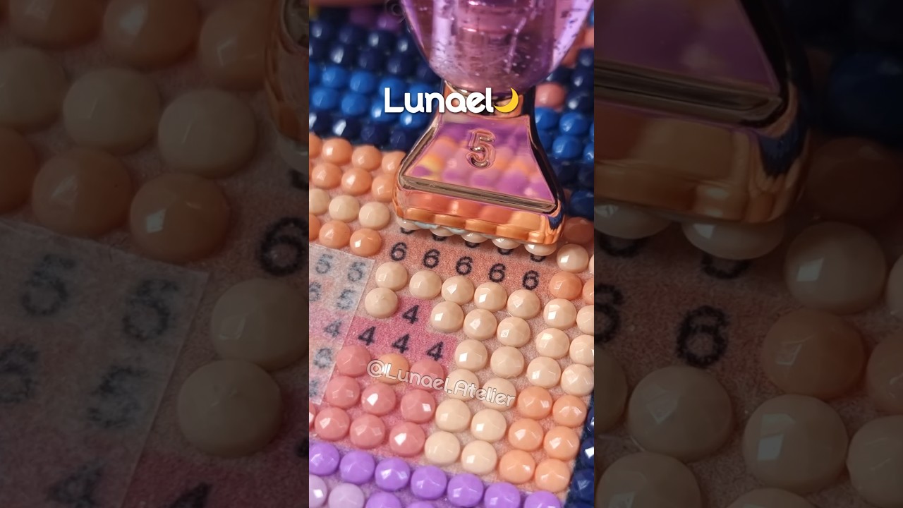 Diamond Painting 🧡 Visual ASMR · No Talking ｜Lunael🌙 #DiamondPainting #VisualASMR #RelaxingASMR