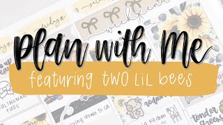 Plan with Me featuring Two Lil Bees | Starting Fall Spreads! | Aura Estelle | Love, Shaira