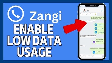 How to Enable Low Data Usage in Zangi 2024?