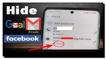 How to Hide Gmail ID from Facebook(Facebook se Gmail ID Kaise Hide Kare)