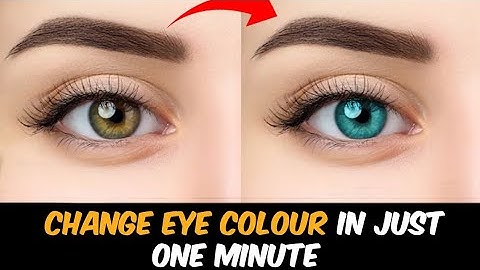 Change eye colour in just 1-minute || 2024 Photoshop tutorial || Sulaiman Graphics