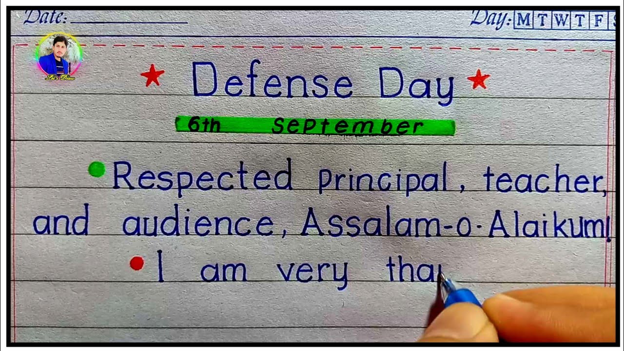 defence day speech in english for class 3