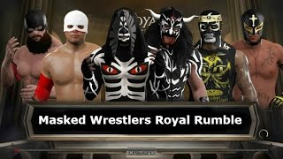 WWE 2K17 Royal Rumble Masked wrestlers WWE/WWF WCW Lucha Underground NJPW