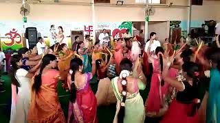 తెలుగు సాంప్రదాయ కోలాటం & దాండియా by Raajsangeeth Sampradaya Gana Swaranjali, Hyd,9849358074.