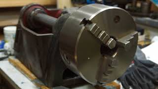 testrun of scraped spindle bearings