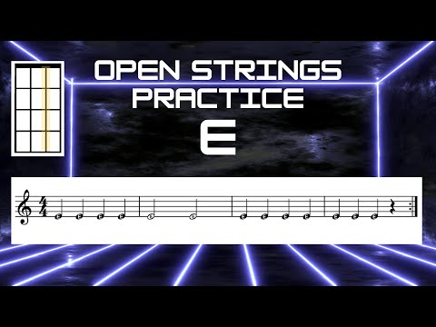 Ukulele | Open Strings Practice E