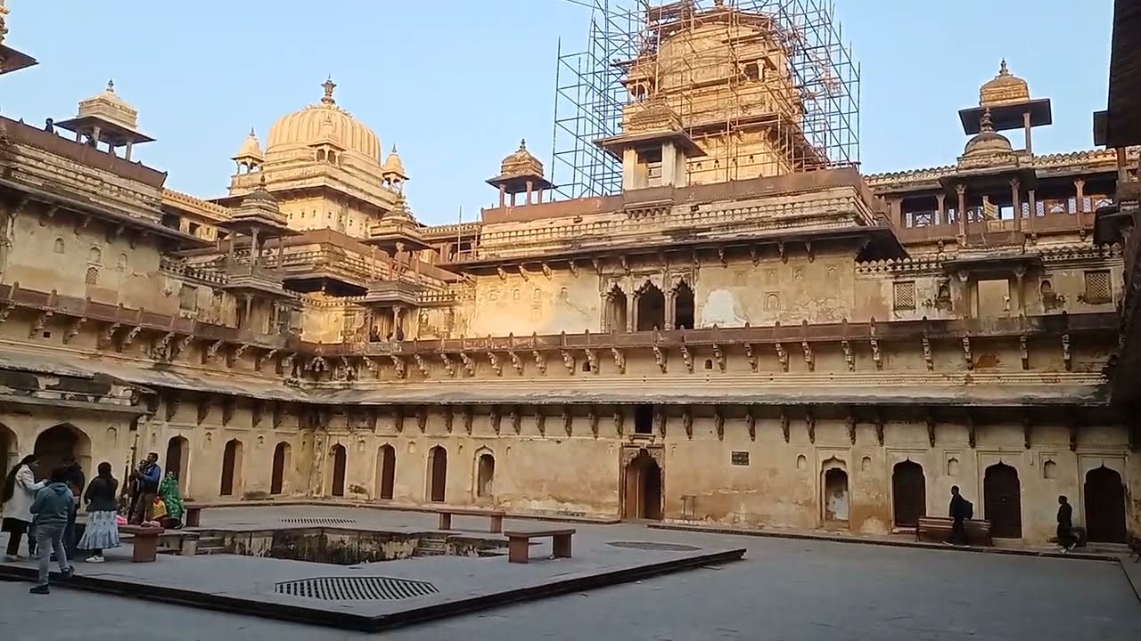 Ram raja Sarkar Orchha temple Madhya Pradesh