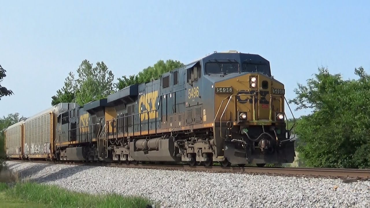 K5HLA Duo?! CSX 5496 w/ Cool Horn Leads Manifest Q583-12 on 5/12/22 ...