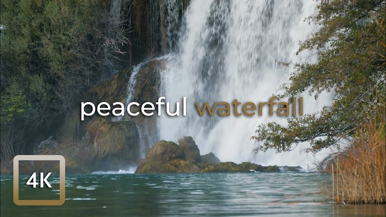 8 Hours of Soothing Waterfall Sounds with Calming Birdsong | Peaceful ...