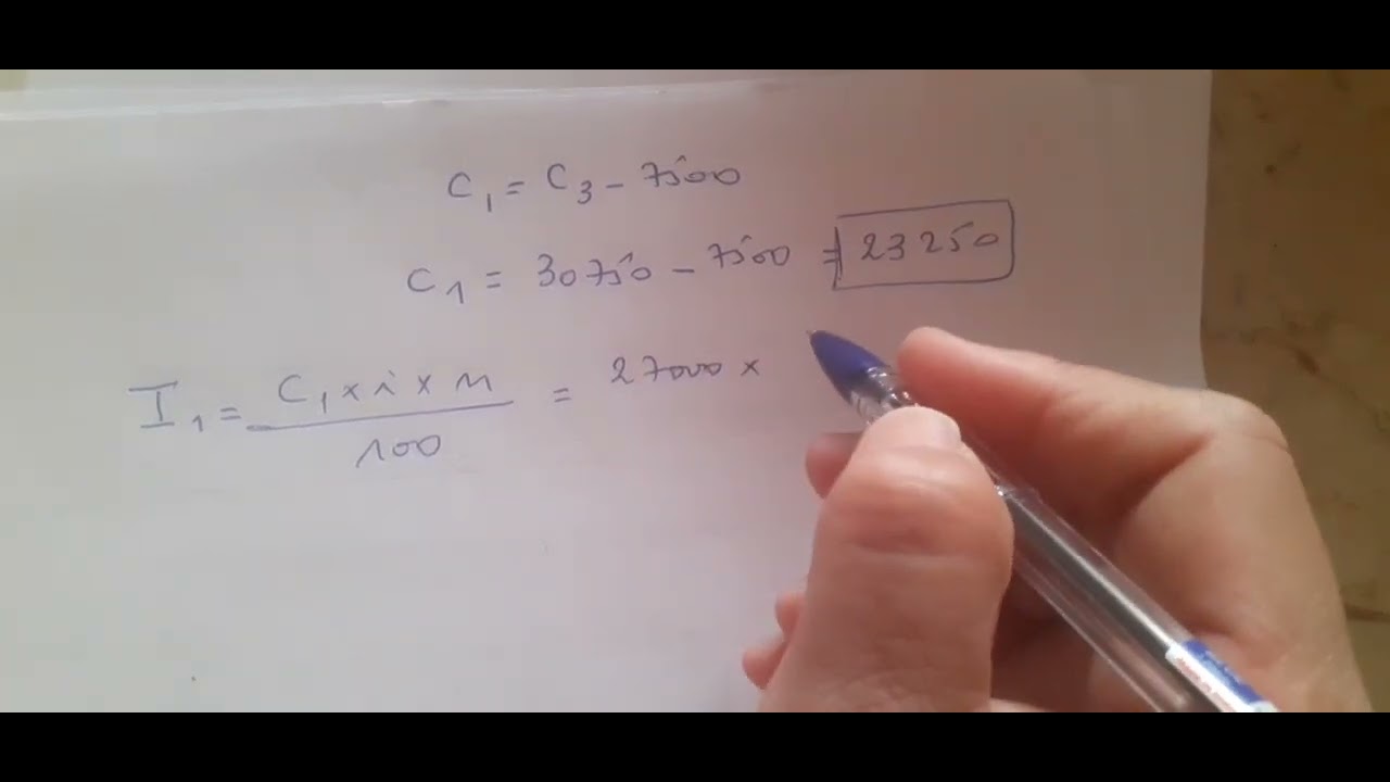 موضوع امتحان في الرياضيات المالية محلولexercice d'examen avec solution