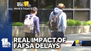 FAFSA delays may hinder students' college plans