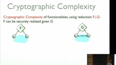 A Theory of Cryptographic Complexity - Manoj M. Prabhakaran