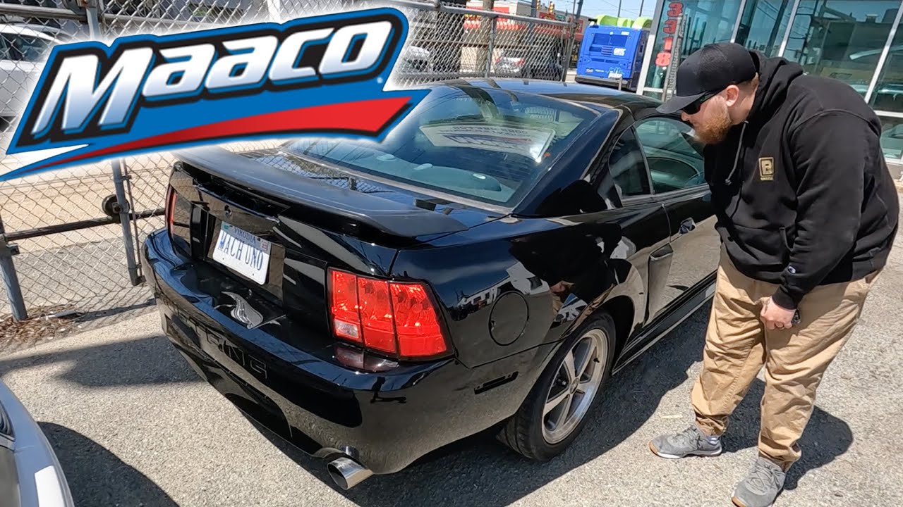 NO WAY!! Maaco Painted his Mustang MACH1 for 1,000 AND... YouTube