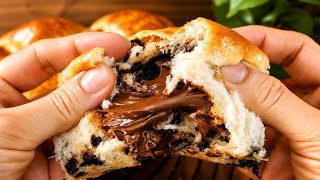 Chocolate Chip Brioche Buns ! Soft, Sweet and Irresistible