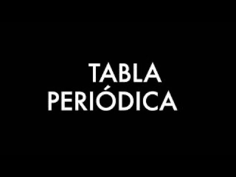 Cancion Tabla Periodica Hz3 Youtube