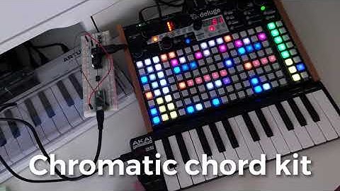 Deluge - Playing Kit Sounds Chromatically via MIDI