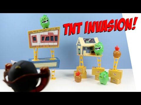 angry birds tnt invasion blitz playset