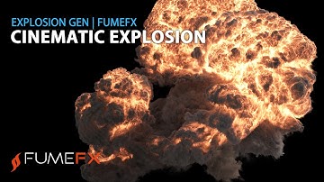 FumeFX Cinematic Explosion 3ds max Tutorial