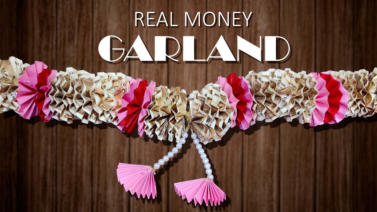 How To Real Money garland 💰💸🤩 DIY Creative Birthday Special DIY