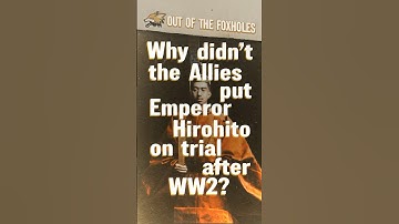 Why Was Emperor Hirohito Never Put on Trial After WW2? #OOTF #shorts