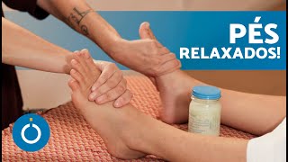 Como fazer MASSAGEM NOS PÉS 👣 MASSAGEM RELAXANTE 😴