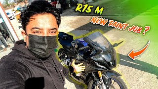 Yamaha R15M Ka New Paint ModificationNardo Grey Or Cherry Red 